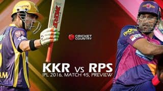 Kolkata Knight Riders vs Rising Pune Supergiants, IPL 2016, Match 45 at Kolkata, Preview: KKR aim to return to top spot